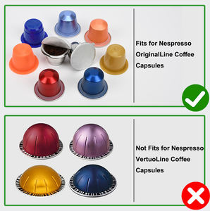 Autocollants de scellement en aluminium de 37 mm à adhésif pour capsules d'espresso vides en PP/aluminium et dosettes réutilisables en acier inoxydable - Product Image 6