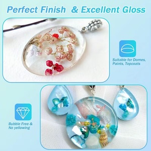 Resina UV de Cristal de Alta Transparencia, Pegamento Duro de Curado UV para Joyería, Manualidades y Prototipos – Curado Rápido y Claridad a Largo Plazo - Product Image 6