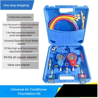 Jeu de manomètres professionnels pour réfrigérant AC, compatible avec R22, R134a, R410a, pour le refroidissement et le chauffage