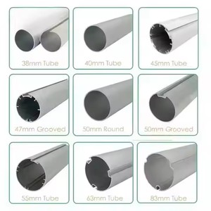 Accesorios para persianas enrollables Soporte de tubo de conducción de <span class=keywords><strong>eje</strong></span> redondo de 50mm y juego de polea para motor tubular de 50mm - Product Image 6