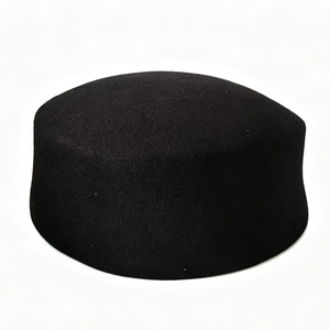 Nouveau Chapeau Vintage Uni Sans Bord pour Automne Hiver 2026, Style Français Hepburn en Fausse Laine, Casquette Béret - Product Image 4