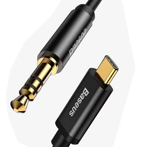   Câble audio <span class=keywords><strong>USB</strong></span> Type C mâle vers prise jack 3,5 mm mâle, câble pour haut-parleur, câble pour casque, câble auxiliaire pour Xiaomi, Huawei, Samsung - Product Image 1