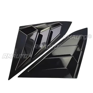 Civic Rear <b>Window</b> Side Vent Shutter Louver <b>Cover</b> Trim Carbon Fiber Look for Honda Civic 10th Gen 2016-2020 Car Accessories - Product Image 5
