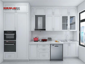 <span class=keywords><strong>I</strong></span> Shaped Modular Rta New Product Custom Kitchen Cabine Matte White - Product Image 4