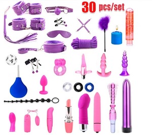 SM meme pense ve kırbaç deri seks oyuncak seti yetişkin kelepçe kiti kadınlar için Bdsm esaret dişli - Product Image 1