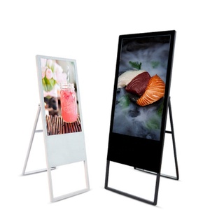 Tùy Chỉnh Chức Năng 43 Inch Màn Hình LED Di Động Kỹ Thuật Số Biển Và Hiển Thị Phương Tiện Truyền Thông <span class=keywords><strong>Standee</strong></span> - Product Image 4