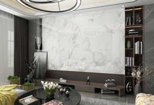 Carta Decorativa in Melamina Zhilan Minimalista con Venature Bianche Effetto Pelle di Pesce, Lotto Stabile, per Pareti Decorative - Product Image 3