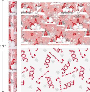 Aluminum coated Christmas gift wrapping <b>paper</b> with fairy snowflake Christmas tree <b>pattern</b> Double sided printing customizable - Product Image 2