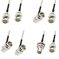 Cable RG179 de 75 ohmios con Conector BNC Macho, Cable HD-SDI, Adaptador BNC Macho a Hembra, Cable de Video para Cámara de Alta Definición 4K, 3G-SDI