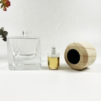 Flacons de parfum de luxe 30ml/50ml, emballage cosmétique transparent, flacon pompe en verre avec boîte