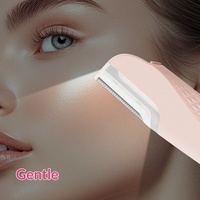 Rasoir électrique pour femmes WUSHENG, matériau ABS, rasage des poils du visage et du corps, couteau à sourcils, emballage en boîte