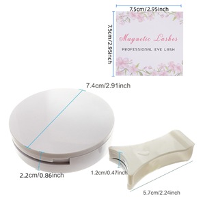 Ensemble de faux cils magnétiques sans colle, réutilisables, application facile et rapide, aspect naturel, tout en un dans une boîte - Product Image 4