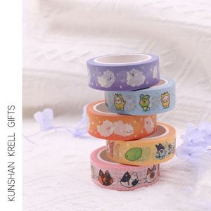 Ruban Washi Personnalisé Extra Long avec Logo Imprimé Dessin Animé Mignon pour Cadeaux et Décoration - Product Image 2