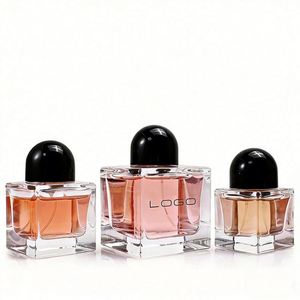 High Quality <b>Empty</b> Glass Perfume <b>Spray</b> <b>Bottle</b> 30ml 50ml 100ml Wholesale with Custom Gift Box & Black Dome Cap - Product Image 1