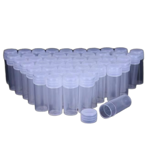 5ml PP <b>Plastic</b> Screw Cap Sample Jar 5g <b>Small</b> Makeup Tools Liquid Powder Storage Container Packing <b>Bottles</b> Screen Printed - Product Image 1
