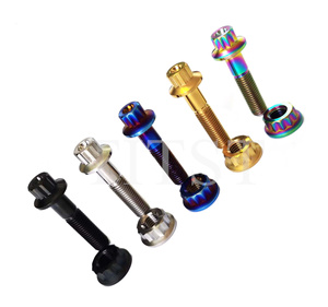 TITST TC4 Titanium Alloy Flange Bolt 12 <strong>Angle</strong> M7X32 Modified Car Flange Wheel Hub <strong>Screw</strong> 12 Point M8 Racing Bolts - Product Image 2