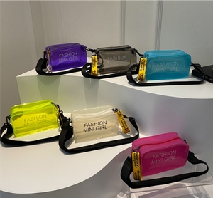 Nouveau design de sac à bandoulière transparent durable sac à bandoulière sac à fermeture éclair - Product Image 1