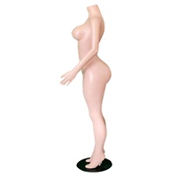 Mannequin féminin grande taille, corps entier, sexy, avec poitrine et fessier généreux, pour maillots de bain, bikinis, lingerie et vêtements de plage, sans tête