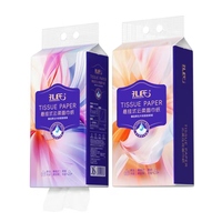 Mouchoirs en papier de haute qualité, 5 plis, super doux, respectueux de la peau, en vrac, à suspension, à tirer par le bas