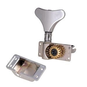 Clavijas de afinación de Bajo Eléctrico plateado 2R2L, juego de afinadores de cabeza de máquina de Metal con pastillas de bajo, piezas de guitarra - Product Image 5