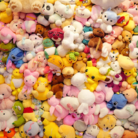 7 pouces en gros personnalisé à bas prix mixte jouets en peluche cadeaux de vacances doux et confortable dessin animé griffe Machine poupées jouets en peluche