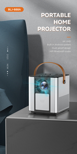 Đèn Led Lcd Mini Rạp Chiếu Phim Gia Đình Di Động Máy Tính Bảng 4K BLJ888 Máy Chiếu Tích Hợp Netflix Phim Quay Phim Máy Tính Full Hd 1080P - Product Image 2