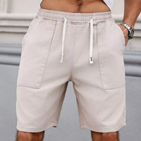 Short en jean personnalisé à imprimé surf pour hommes, ample, baggy en jean