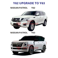 Kit de conversion de carrosserie pour Nissan Patrol Y62 2010-2023 jusqu'à Patrol Y63 2025 Grille Phare Feux arrière Kit de carrosserie