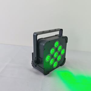 Lumière de scène LED RGBWAUV 6 en 1, contrôle sonore DMX, alimentation par batterie, lumière sans fil pour DJ, discothèque, bar, spectacle, soirée, boîte de nuit - Product Image 5