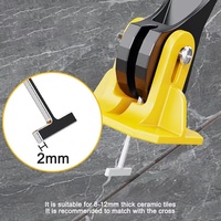 Ajusteur 0.9mm1.5mm niveleur entretoise en céramique système de nivellement localisateur pour carrelage mural