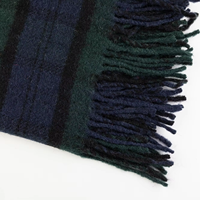 DAHAI 50% laine 50% polyester couverture gland couverture laine couverture Plaid pour l'hiver
