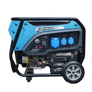 Bakır tel 2.5kw maksimum güç 2.7kw taşınabilir benzinli jeneratör 7hp motor