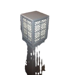 Solar Lawn <b>Light</b> Square Aluminum <b>LED</b> Water Resistant Outdoor Garden Lighting - Product Image 1