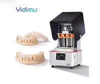 Printer 3D LCD 8K untuk Laboratorium Gigi dengan LED UV Presisi 0.03mm Paduan Aluminium Konektivitas USB/Wi-Fi