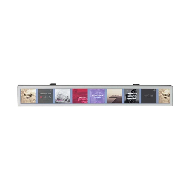 19 Inch Shelf Edge Monitor ultra Wide Screen Display Android Stretched bar Lcd Digital Signage Display