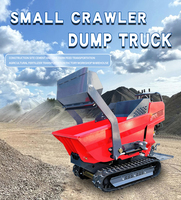 VOLNOS Dumper à Chenilles Mini-Pelle sur Chenilles Moteur Crawler Faible Prix avec Pelle Charge Utile 500 kg