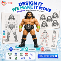 Figurine d'action musclée en PVC/ABS personnalisée OEM/ODM, figurine d'anime garçon, statue de collection pour bureau, maison, cadeau