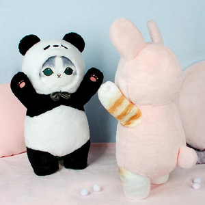 ตุ๊กตาฉลาม แมว แพนด้า และกระต่าย สำหรับเด็กอายุ 2 ถึง 4 ปี ของขวัญวันเกิด ตุ๊กตาสัตว์ยัดไส้ใยฝ้าย PP - Product Image 3