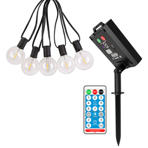 หลอดไฟพลังงานแสงอาทิตย์สำหรับตั้งแคมป์กลางแจ้งหลอดไฟประดับ G40 LED IP65กันน้ำติดระเบียงสวน - Product Image 5