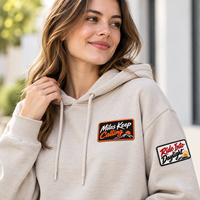 Écussons brodés personnalisés style motard de course, badges textuels personnalisés pour moto, pour sacs fourre-tout, vestes, chapeaux, appliques de mode