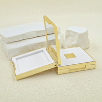 Boîte à gâteau en poudre Blush 5g personnalisée de luxe Boîte à fards à paupières Flip Boîte en plastique Conteneur Matériau de l'emballage cosmétique
