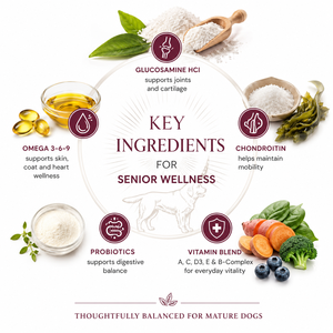 Golosinas Vitamínicas para <span class=keywords><strong>Perros</strong></span> Mayores al por Mayor, Fórmula 12 en 1 con Complejo B, Vitamina E, D3 y Zinc para la Vitalidad, Luminosidad, Piel y Pelaje en la Edad Madura - Product Image 4