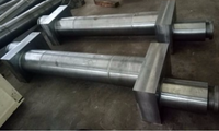 Vilebrequins forgés Linyao Factory 40Cr, structure flexible à engrenages OEM, usinés CNC, tolérance de 0,01 mm, garantie de 1,5 an