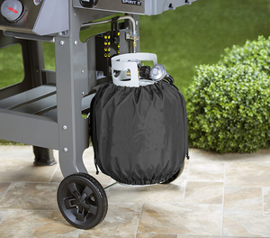 Wasserdichter Grill im Freien Anti-UV Oxford Stoff Propan tank Gasflasche Flaschen abdeckung mit Kordeln - Product Image 2