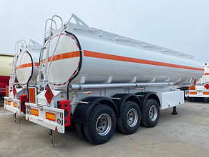Semi-remorque citerne à huile en acier, double carburant essence/diesel, 3 essieux, personnalisable, à prix abordable, capacité de charge de 30 000 kg - Product Image 3