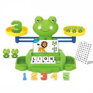 STEM éducatif autre jouet Animal Puzzle jouet Animal Balance jeu de maths 4 en 1 dessin animé Balance jouets jeu de société personnalisé