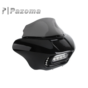 Motorrad-Frontscheinwerfer-Windschutz scheibe mit Blinker-Kit für Harley Softail Fat Bob FXFB 2018-2019 114 <span class=keywords><strong>FXFBS</strong></span> 2018-2024 - Product Image 3