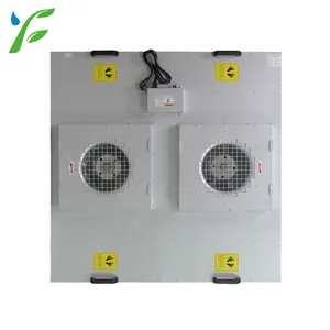 Best Price China High Quality 4*4 Feet Fan Filter Unit ffu 2000 cubic meter per hour air volume with 2 air Fan H13 H14 U15 HEPA