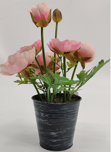 Plante Rose artificielle de haute qualité, décoration d'intérieur couleur Rose - Product Image 3