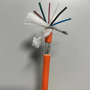 Cable RVSP de Par Trenzado Blindado, Conductor de Cobre, 2/4/6/8 Núcleos, 26-18AWG, RS485, Uso Industrial, Cubierta de PVC Ignífuga - Product Image 4